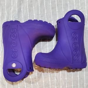 Crocs Toddler Rainboot, Size 8